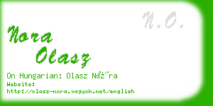 nora olasz business card